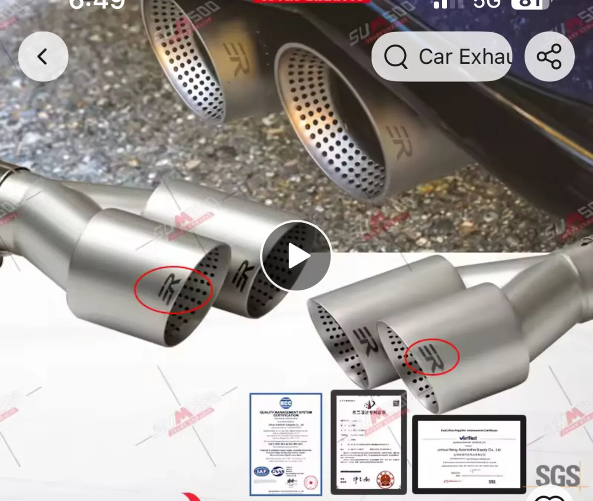 Double exhaust for an MK7 golf - Image 1