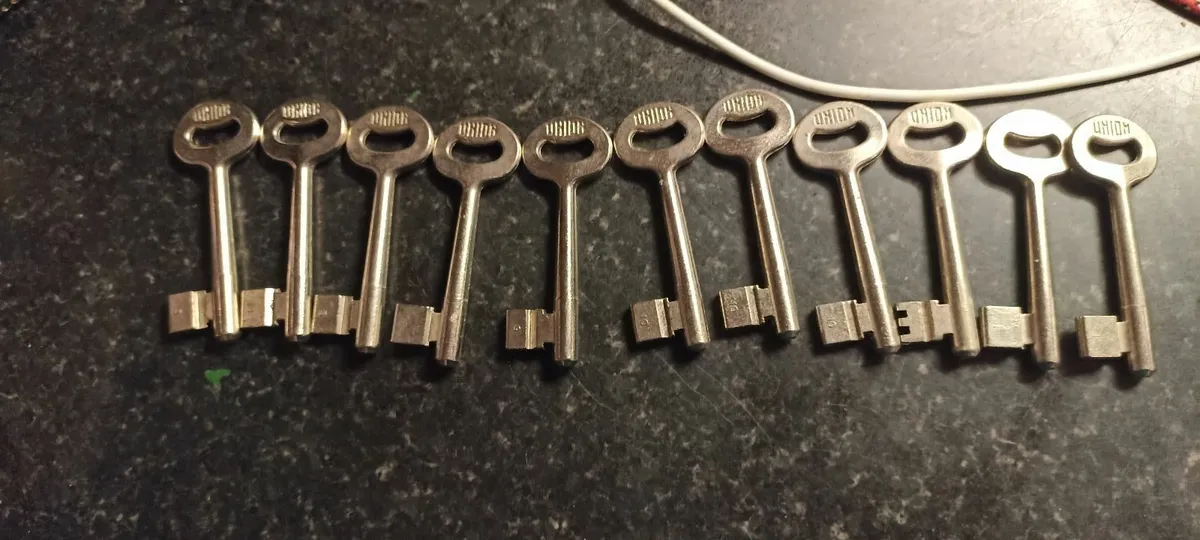 ,20 Union Mortice lock Key Blanks - Image 1
