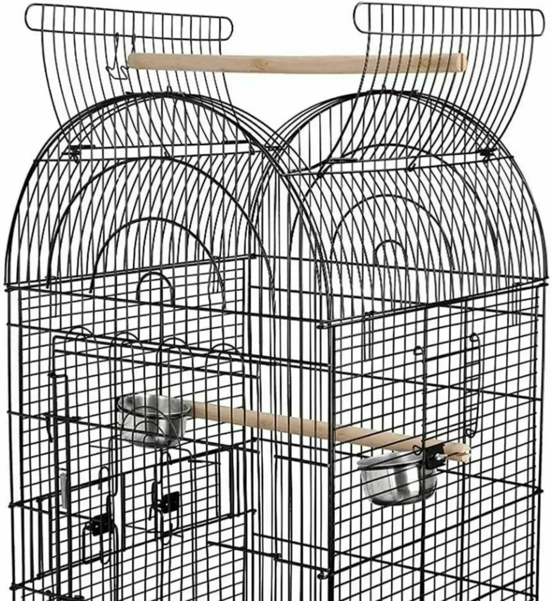 Bird Cage Large Wrought Iron – For Parrots & Birds - Image 2