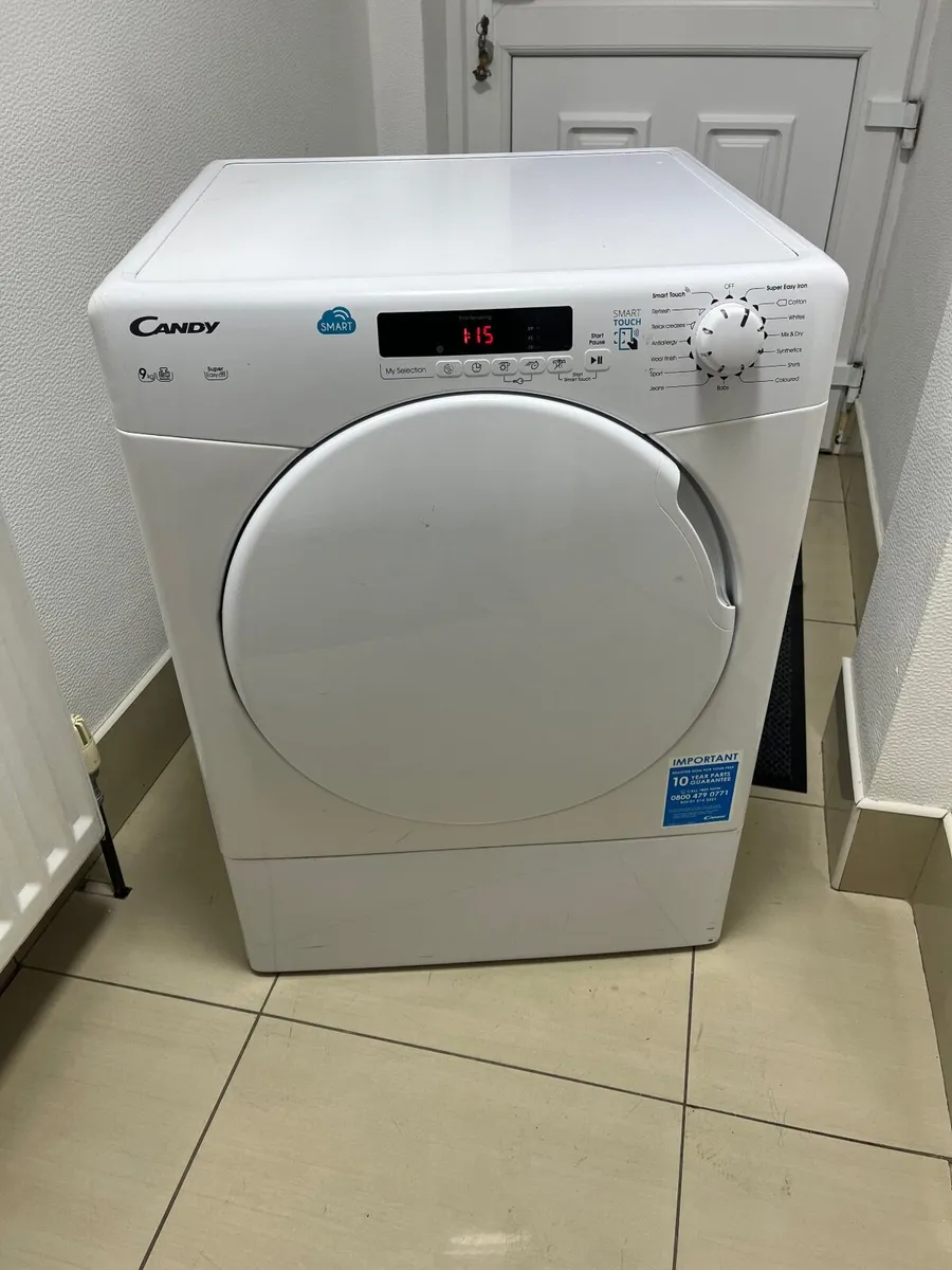 Candy 9kg condenser tumble dryer - Image 1