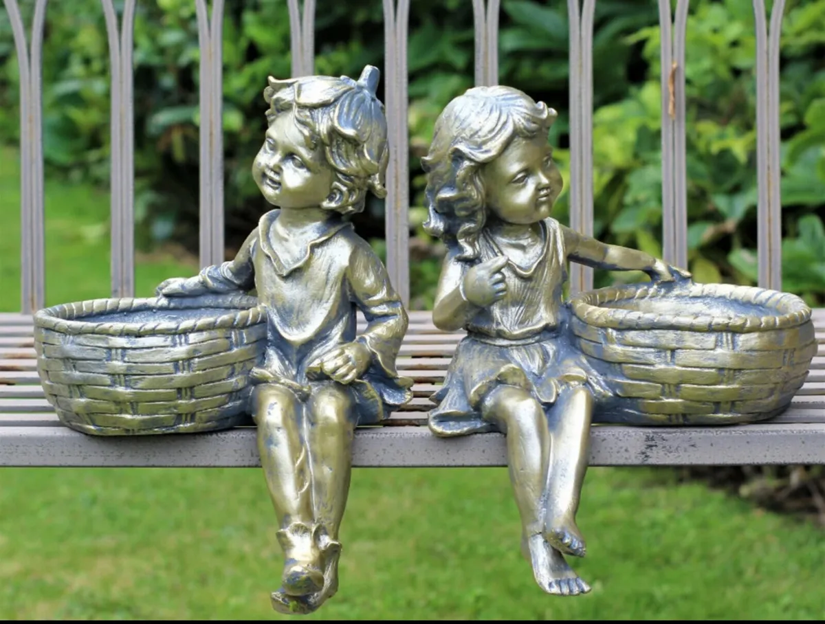 Garden Ornament Planters or Bird Feeders - Image 2