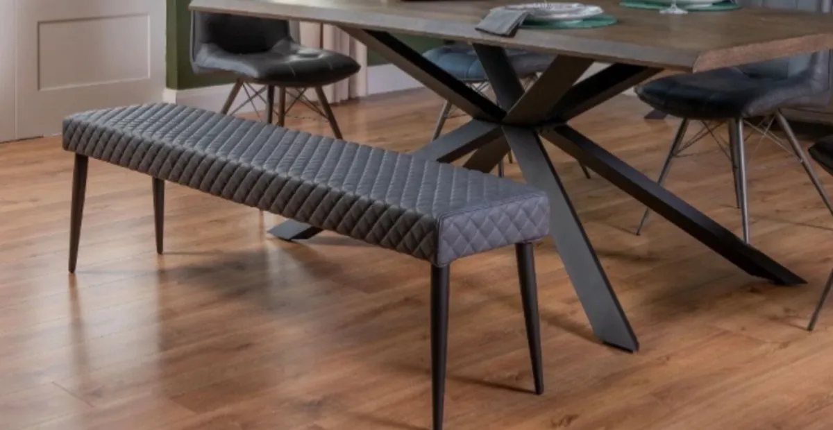 EZ Living Long Padded Dining Bench - Image 4