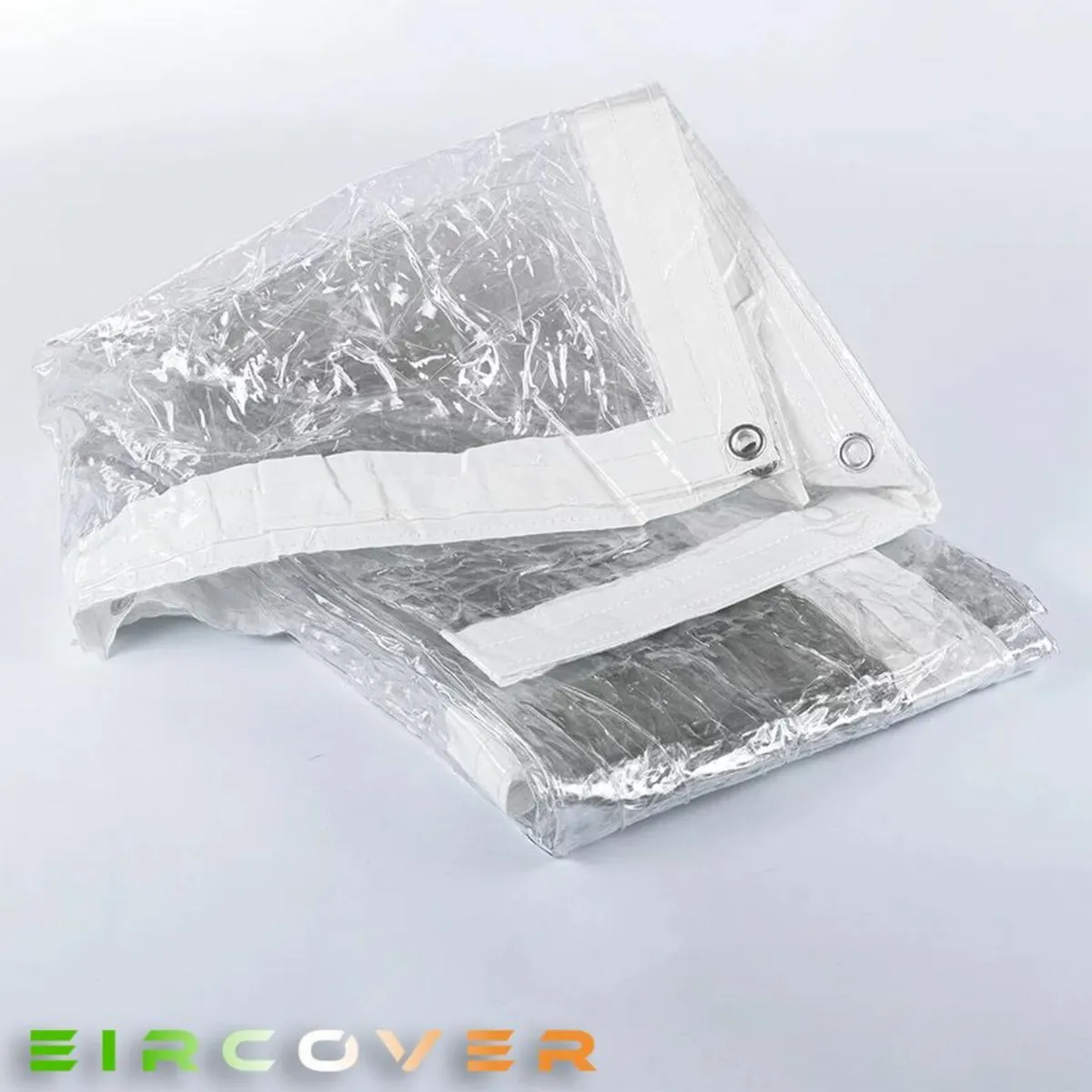 PVC Glass Clear Tarpaulin 2m x 2m (7' -7') 310 gsm - Image 4