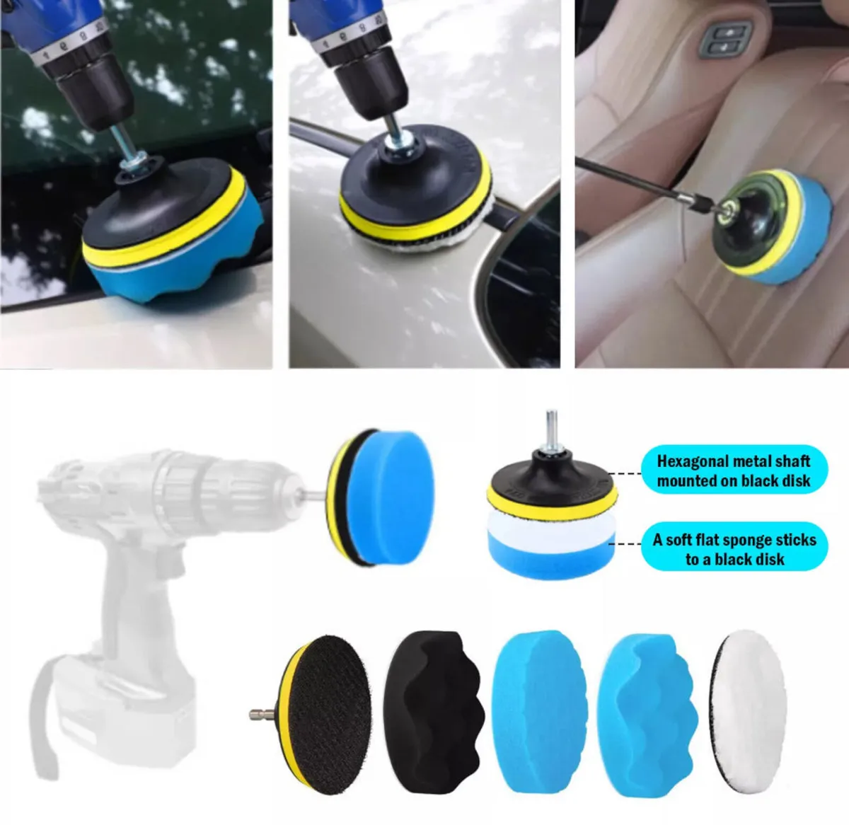 30Pcs Car Cleaning Kit Auto Detailing Set - Image 2