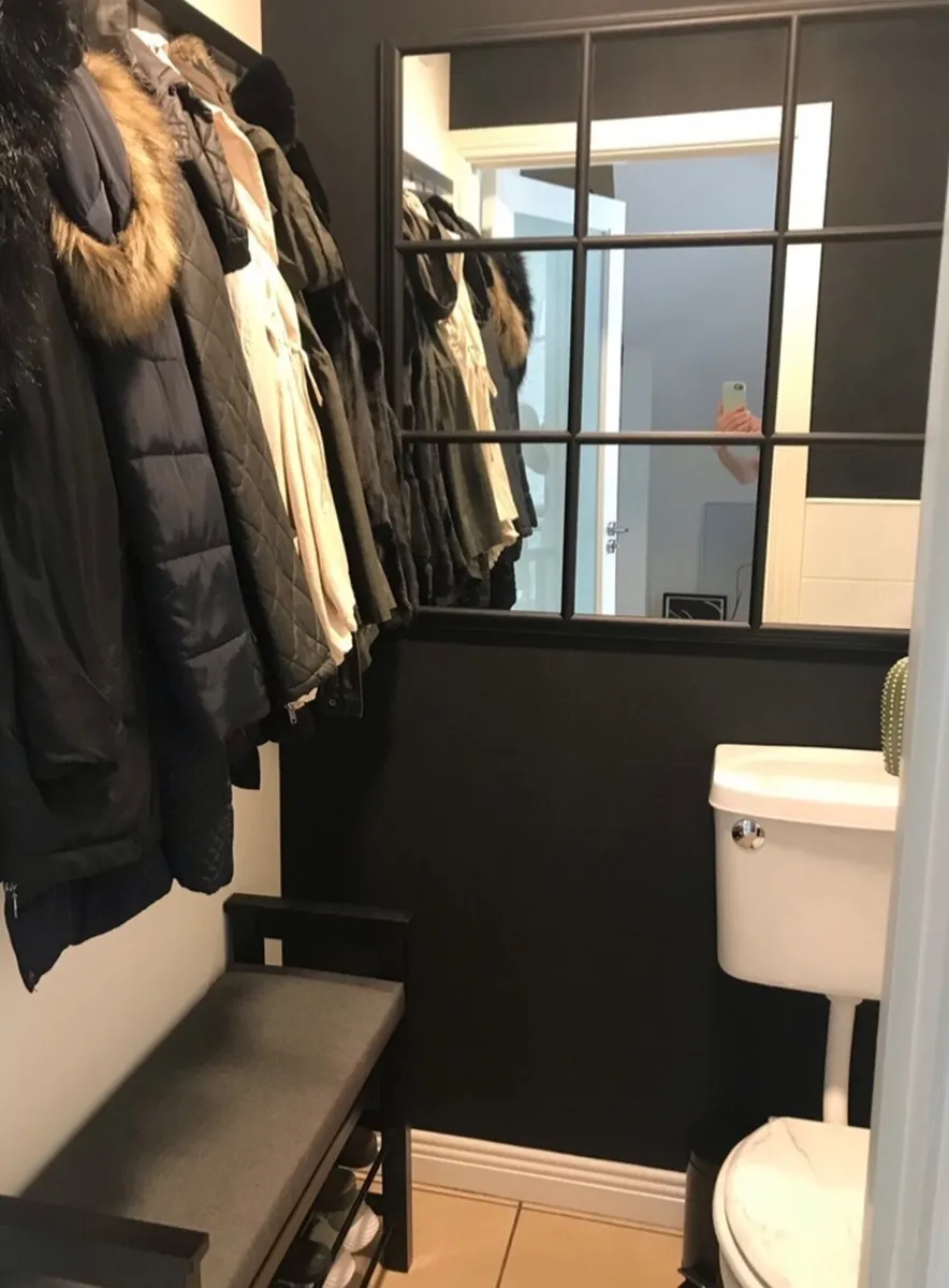 Large Contemporary Squares  Mirror - Image 2