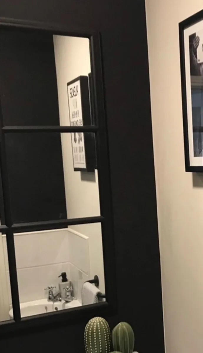 Large Contemporary Squares  Mirror - Image 3