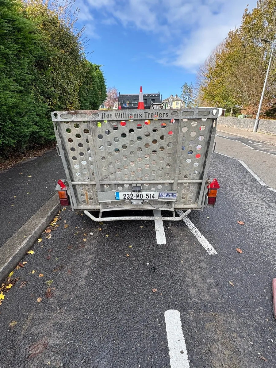 Ifor Williams plant trailer GH1054 - Image 4