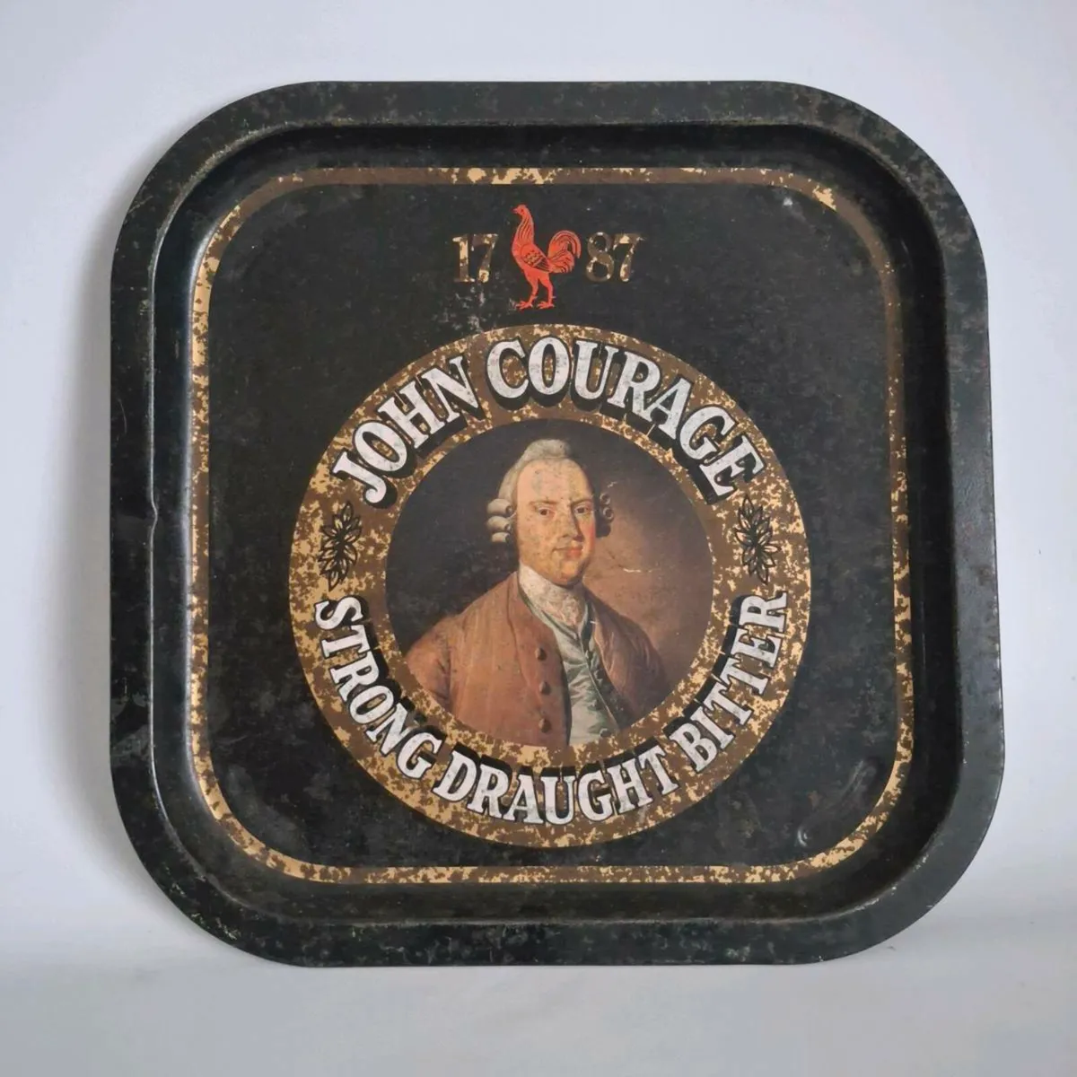 Courage Strong Bitter Metal Tray - Image 1