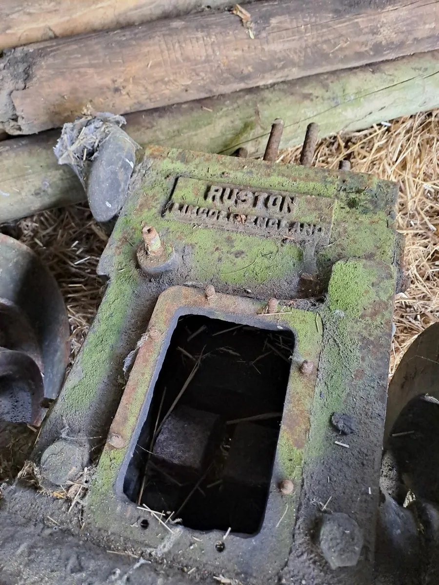 Vintage Ruston Diesel Stationary Engine (Parts) - Image 1