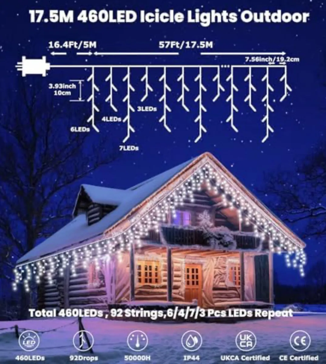 Out door Christmas lights. - Image 3