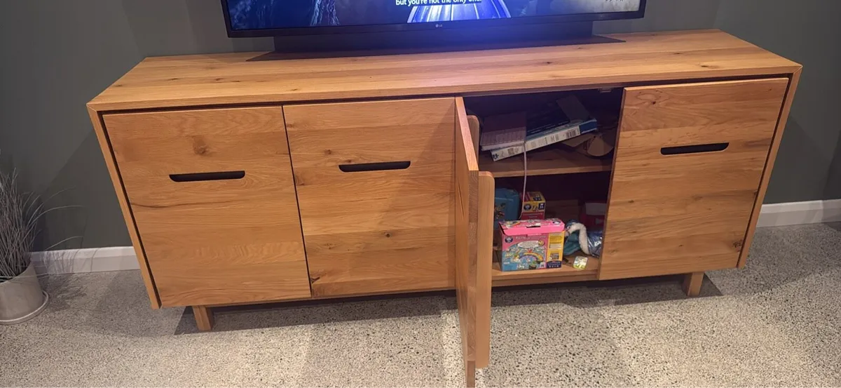 Oak Side Board - Image 3