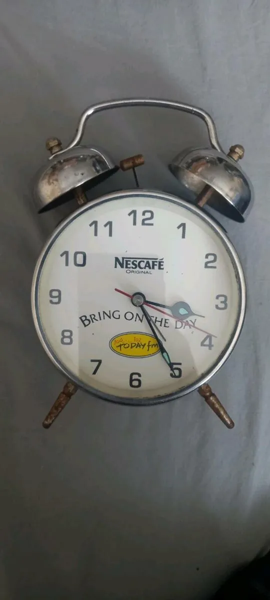 Vintage promotional Nescafe/Today FM Alarm Clock - Image 3
