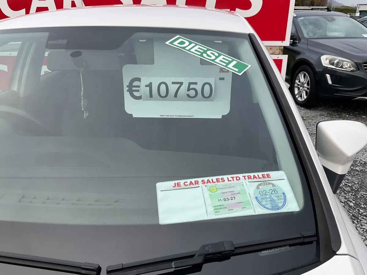 SEAT LEON 1.6 TDI TAXED NCT 3/27 SPOTLESS - Image 4