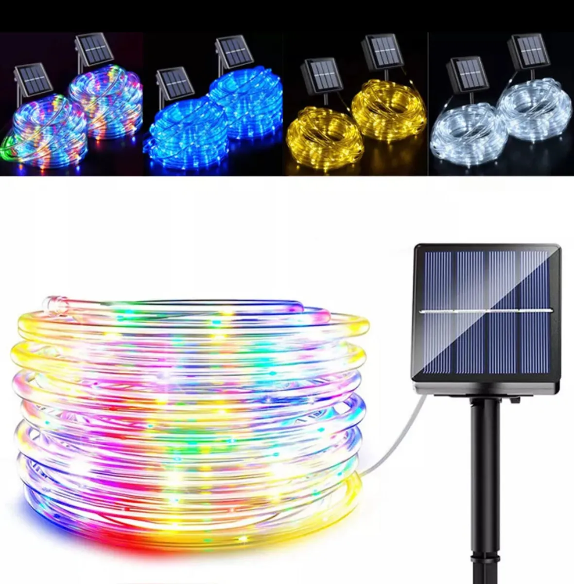 20metre 200LED Solar Powered Rope String LightsNEW - Image 4