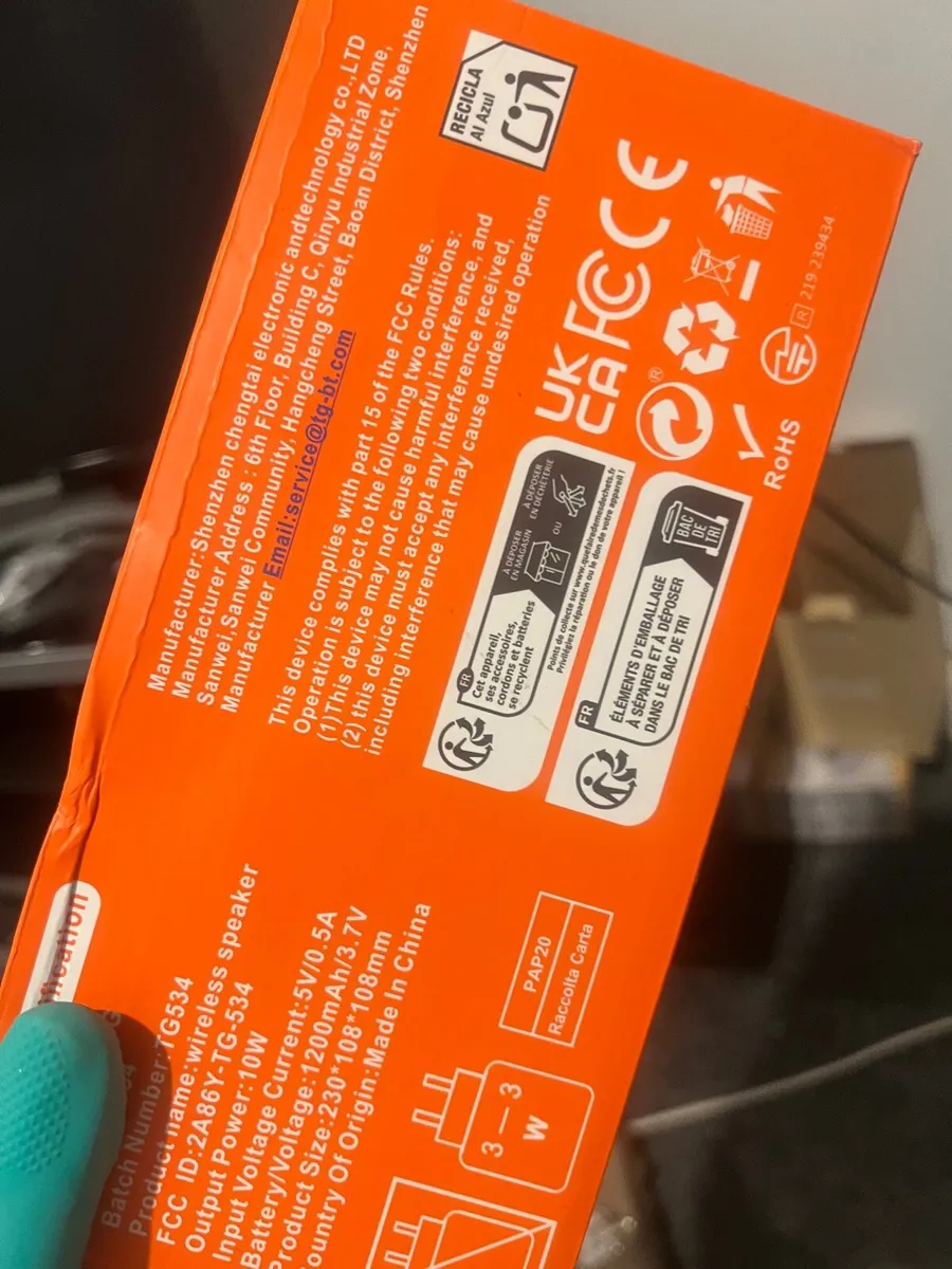 t&g portable speaker ip x4 - Image 3