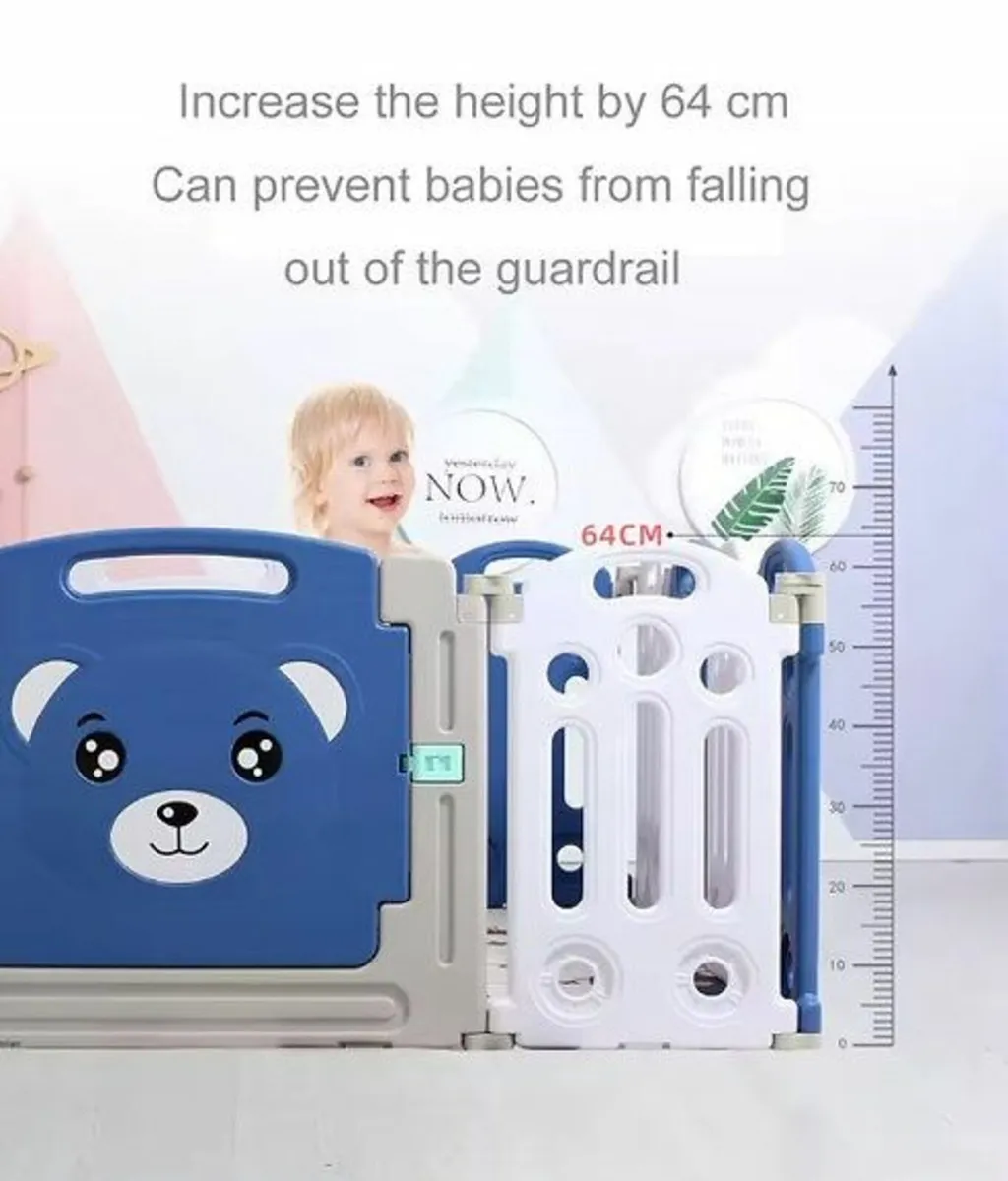 Baby Playpen Extra Large 20 Panels with Crawling M - Image 3