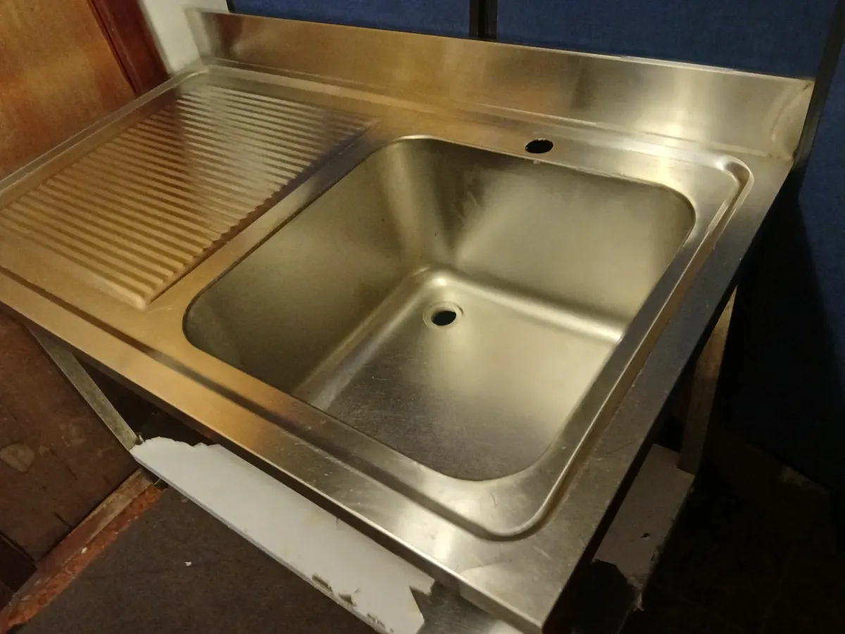 Stainless steel cabbinet sink unit complete.. - Image 4