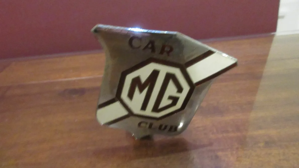 antique vintage car badge MG sports garage pub cav - Image 2