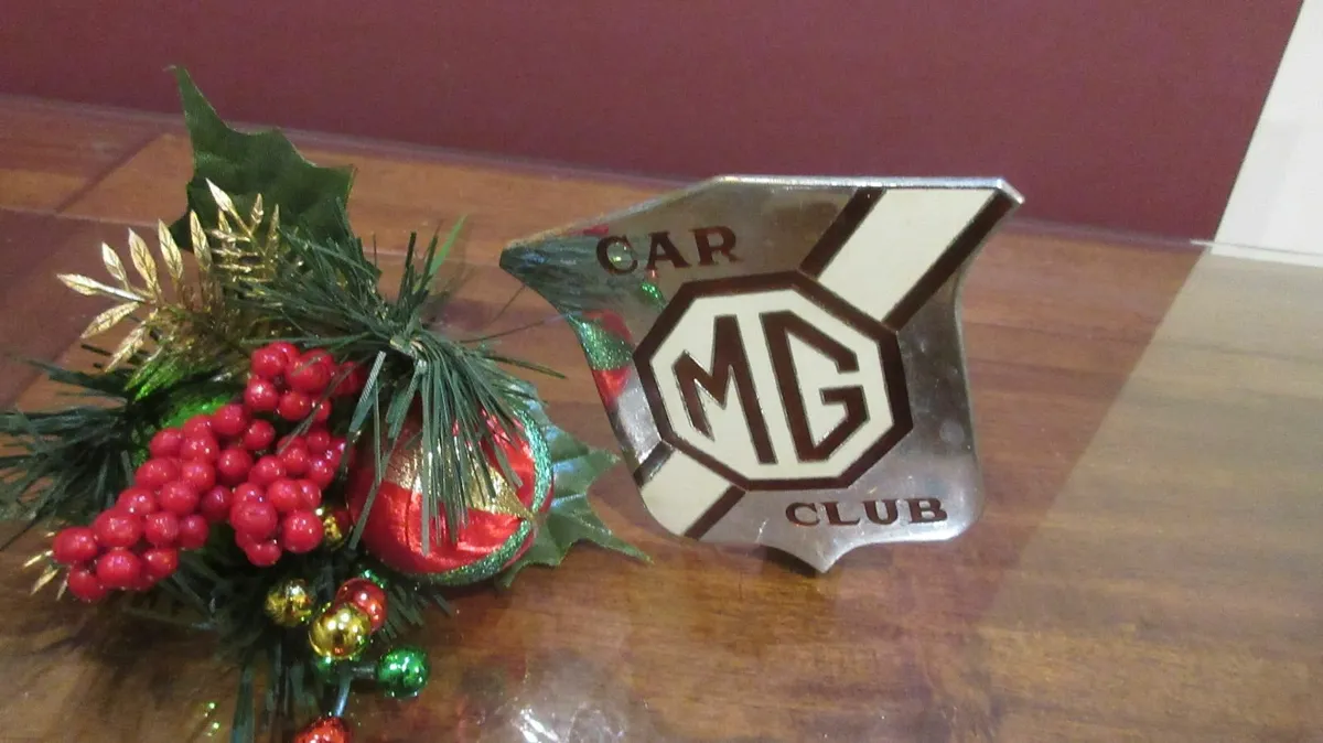 antique vintage car badge MG sports garage pub cav - Image 3