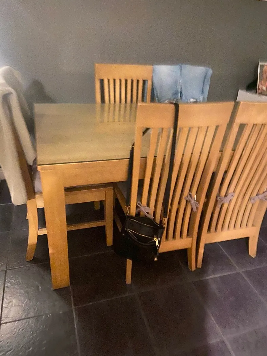 Dinning table and chairs - Image 2