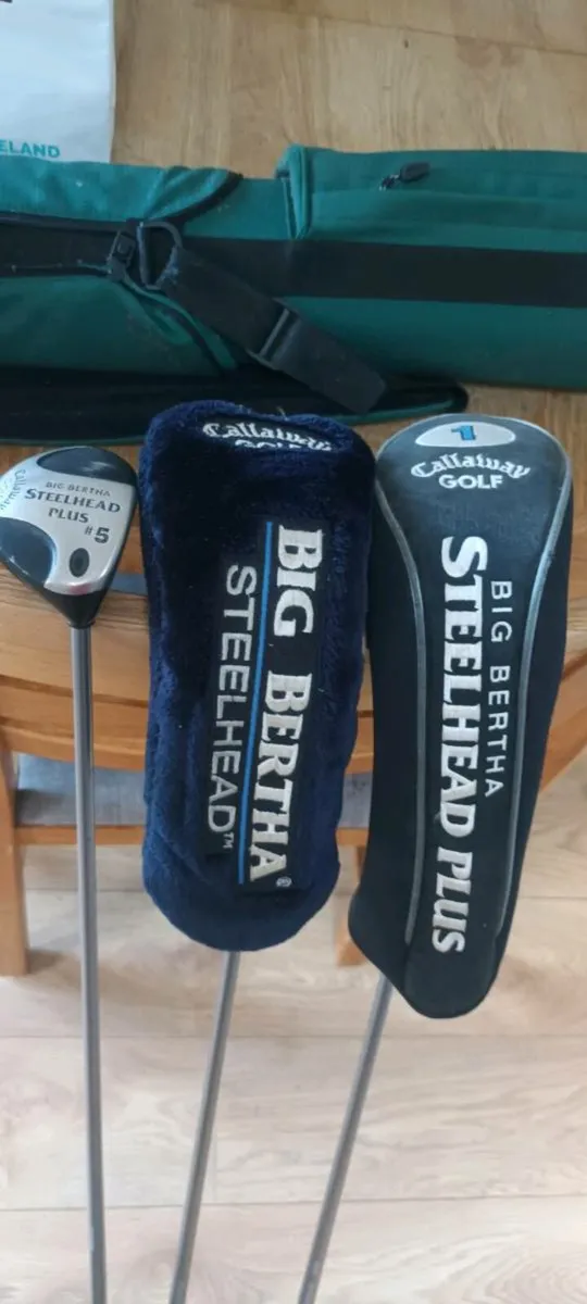 Callaway Big Bertha Steelhead Driver, 3 Wood & 5 W - Image 1