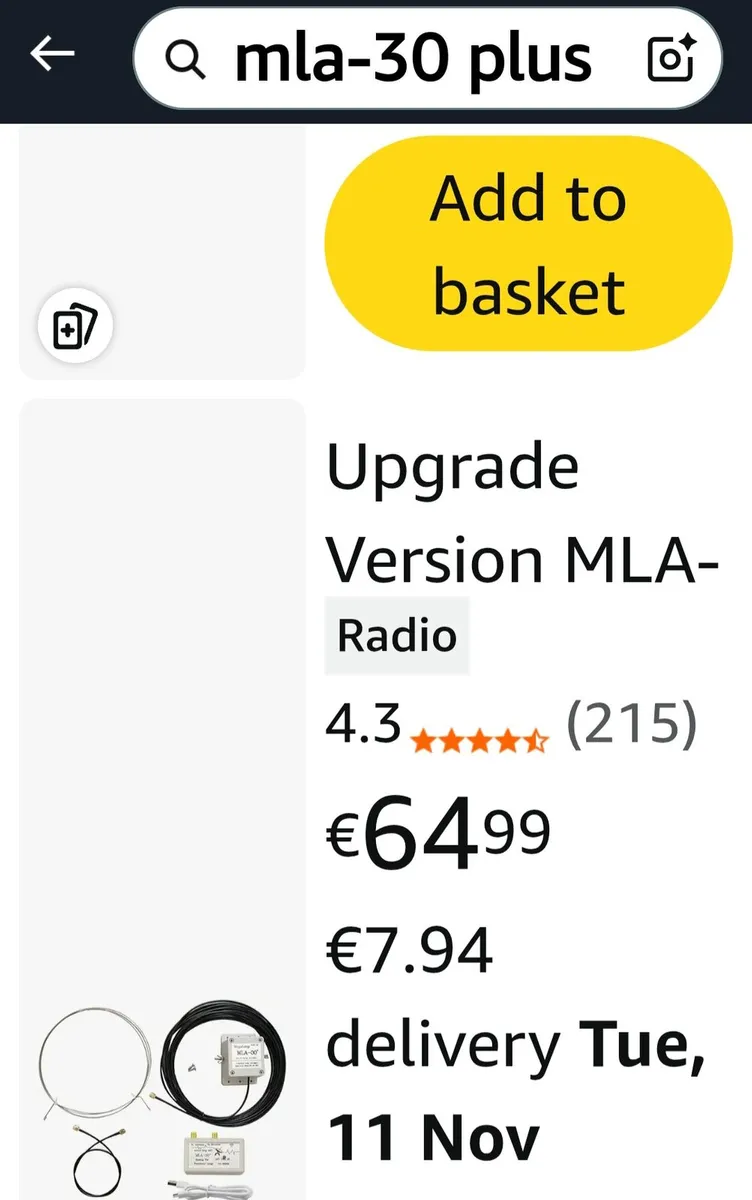 MLA-30 PLUS 15M COAX BNC OR SMA.+ free held ANT - Image 2