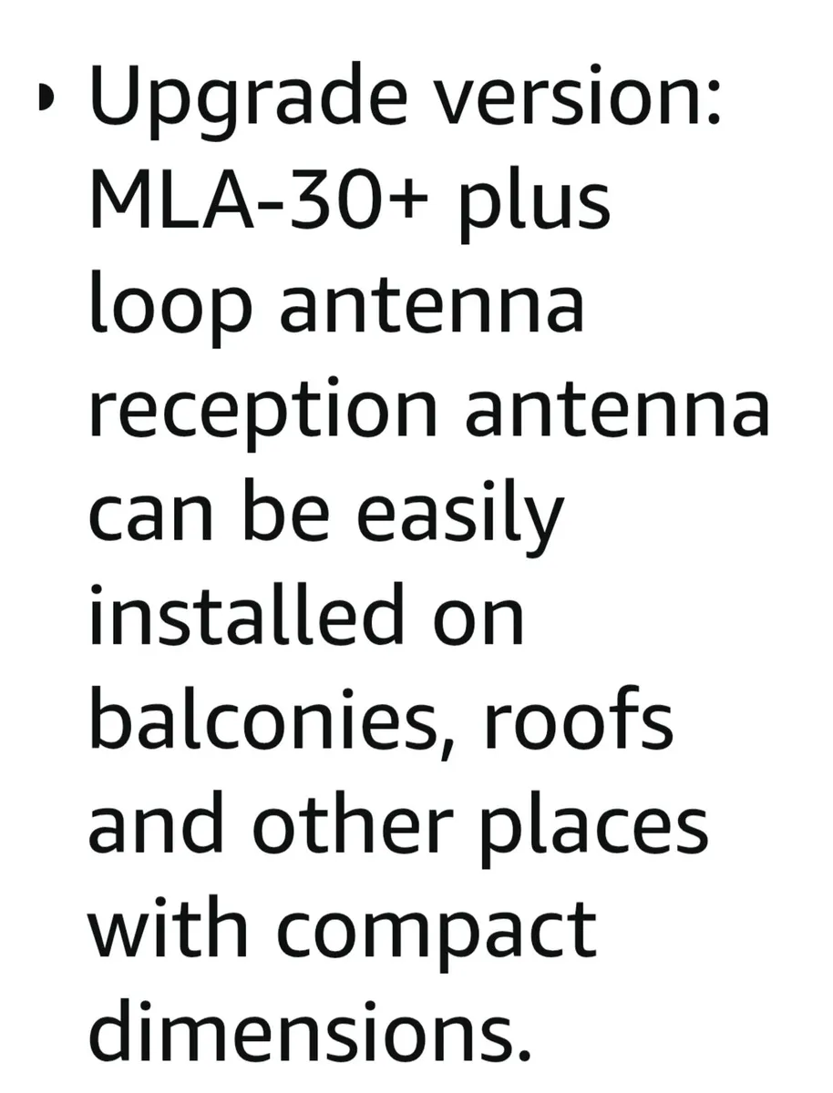 MLA-30 PLUS 15M COAX BNC OR SMA.+ free held ANT - Image 4
