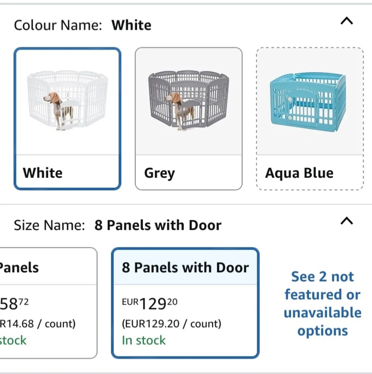 Large Dog Puppy Play Pen Dog Cage - Image 2