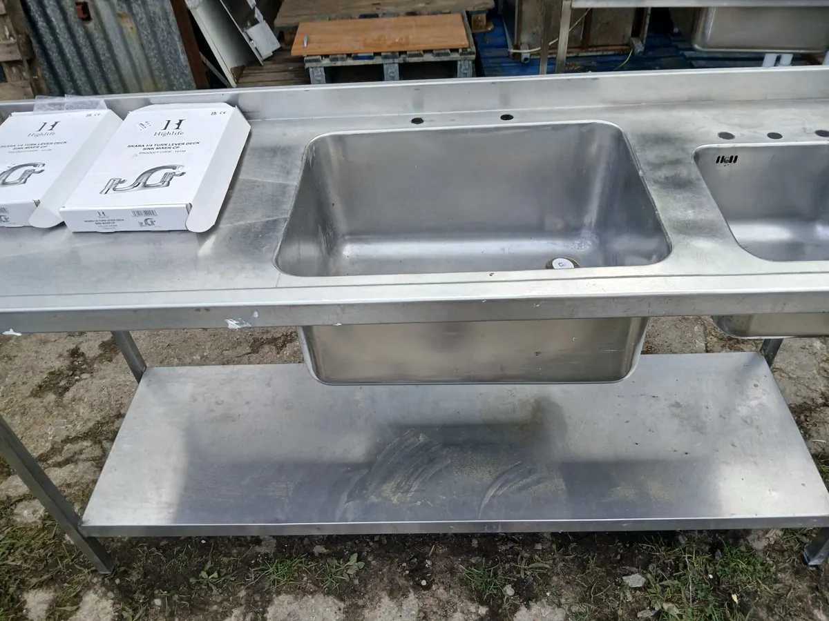 Staneless steel cabbinet sink unit complete - Image 3