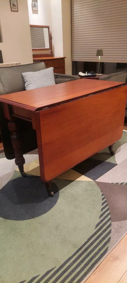 Victorian Drop Leaf Table - Image 2