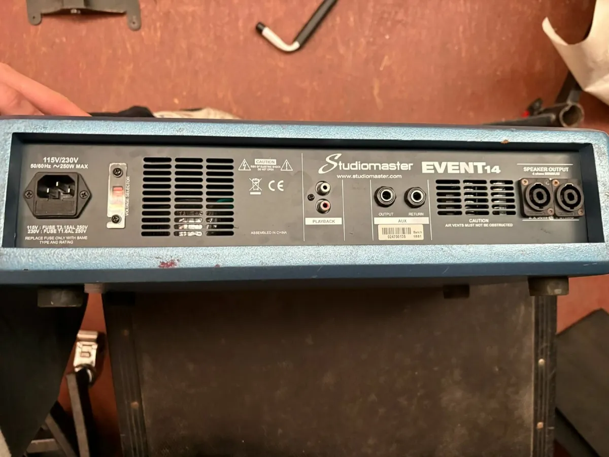 Studiomaster EVENT 14 Powered Mixer - Image 2