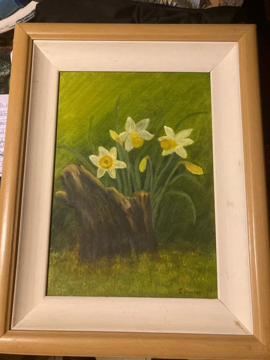 Oil painting free postage