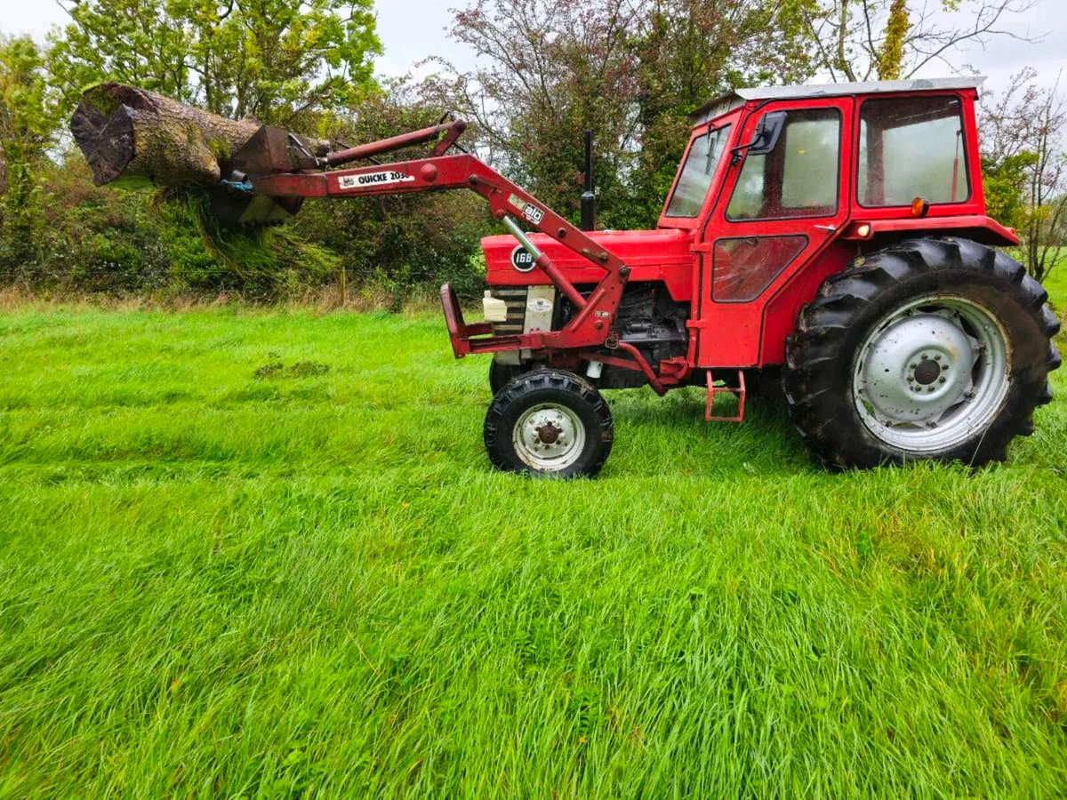 Massey 168 Tractor With Tanco Loader - Image 1