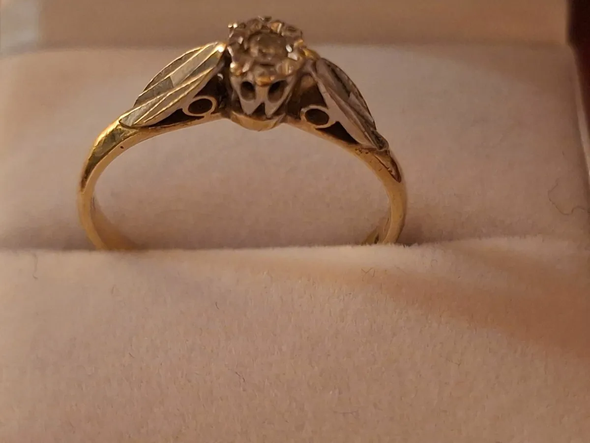 Exceptional Antique Solitaire 18cDiamond Ring. - Image 3