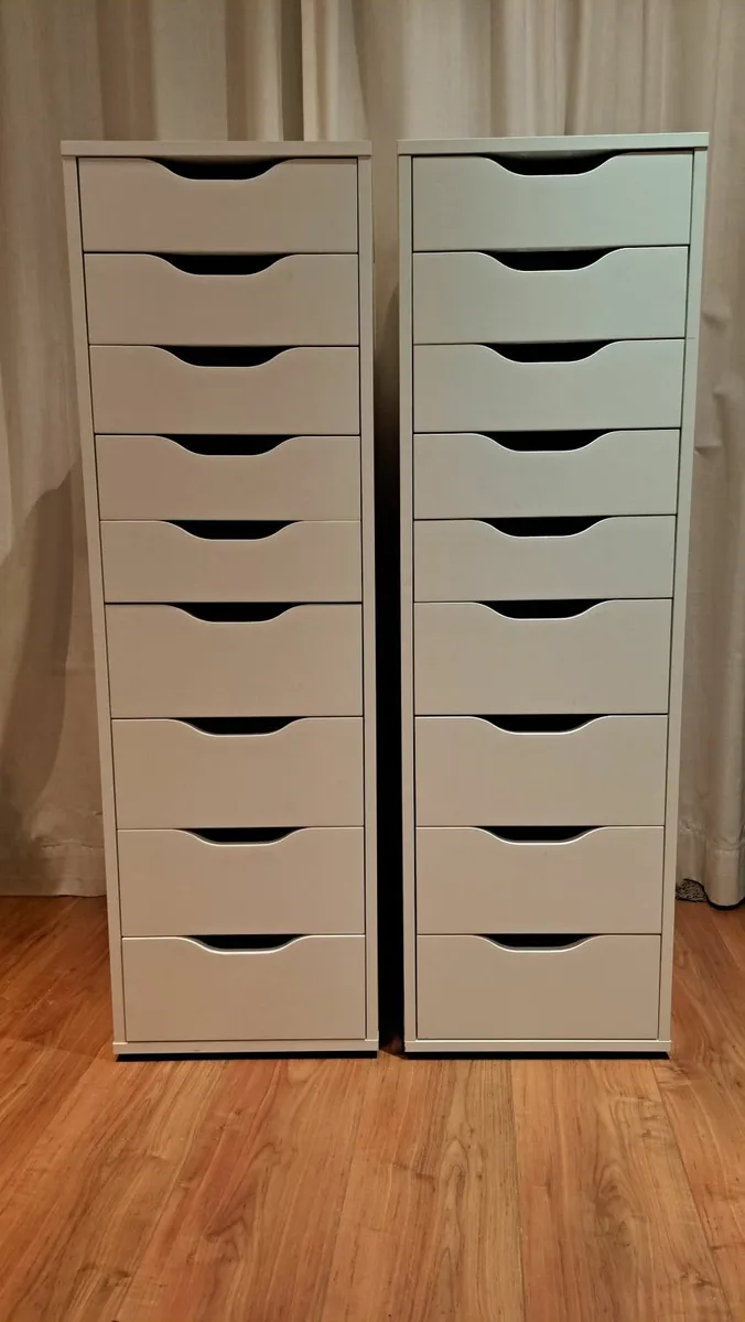2 IKEA ALEX DRAWER UNITS - Image 1