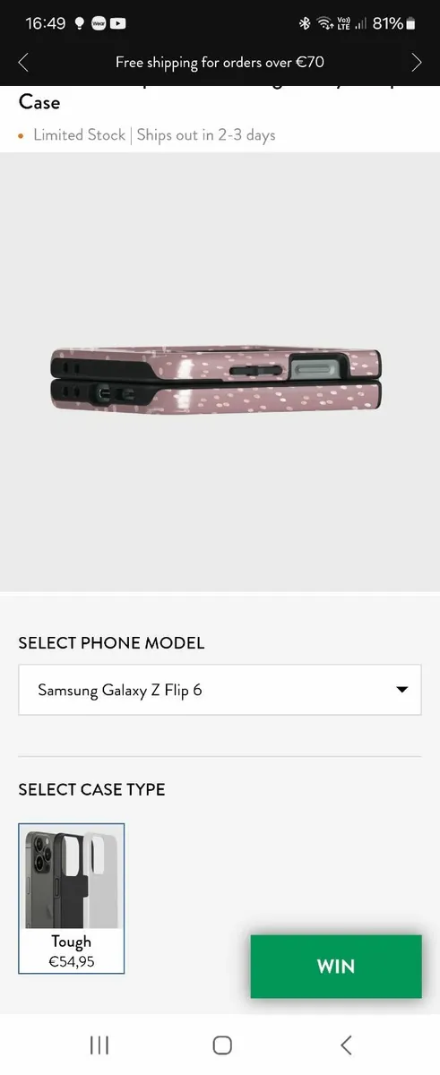 Samsung Flip 7 case brand new - Image 1