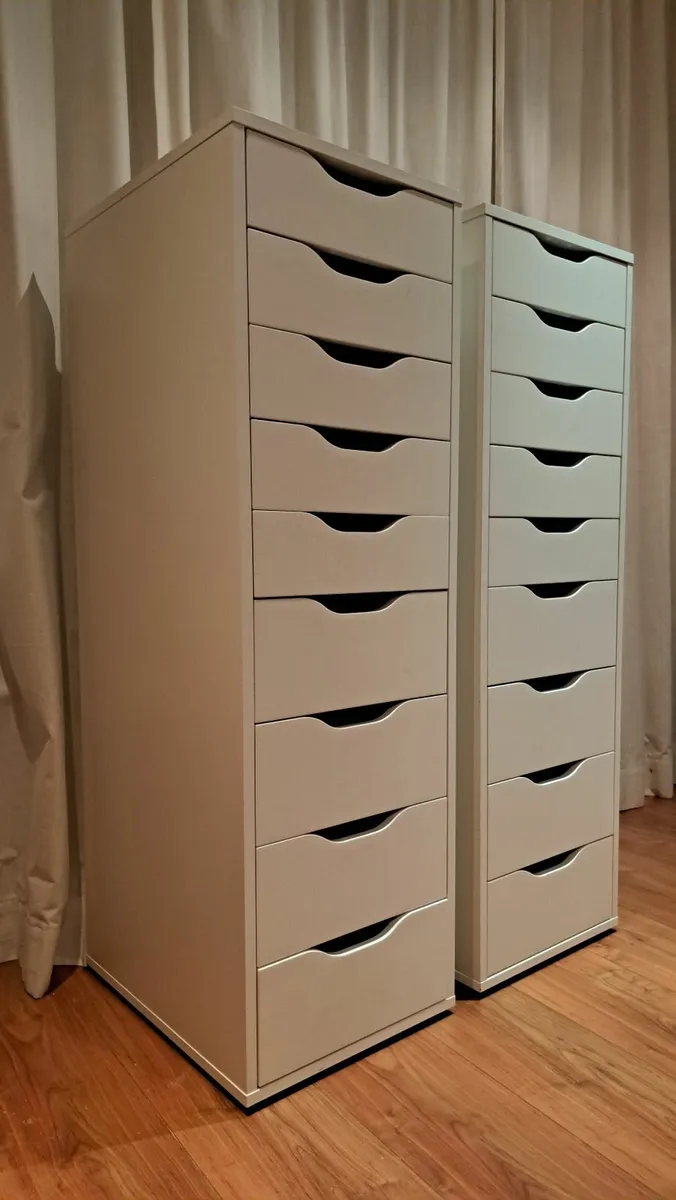 2 IKEA ALEX DRAWER UNITS - Image 3