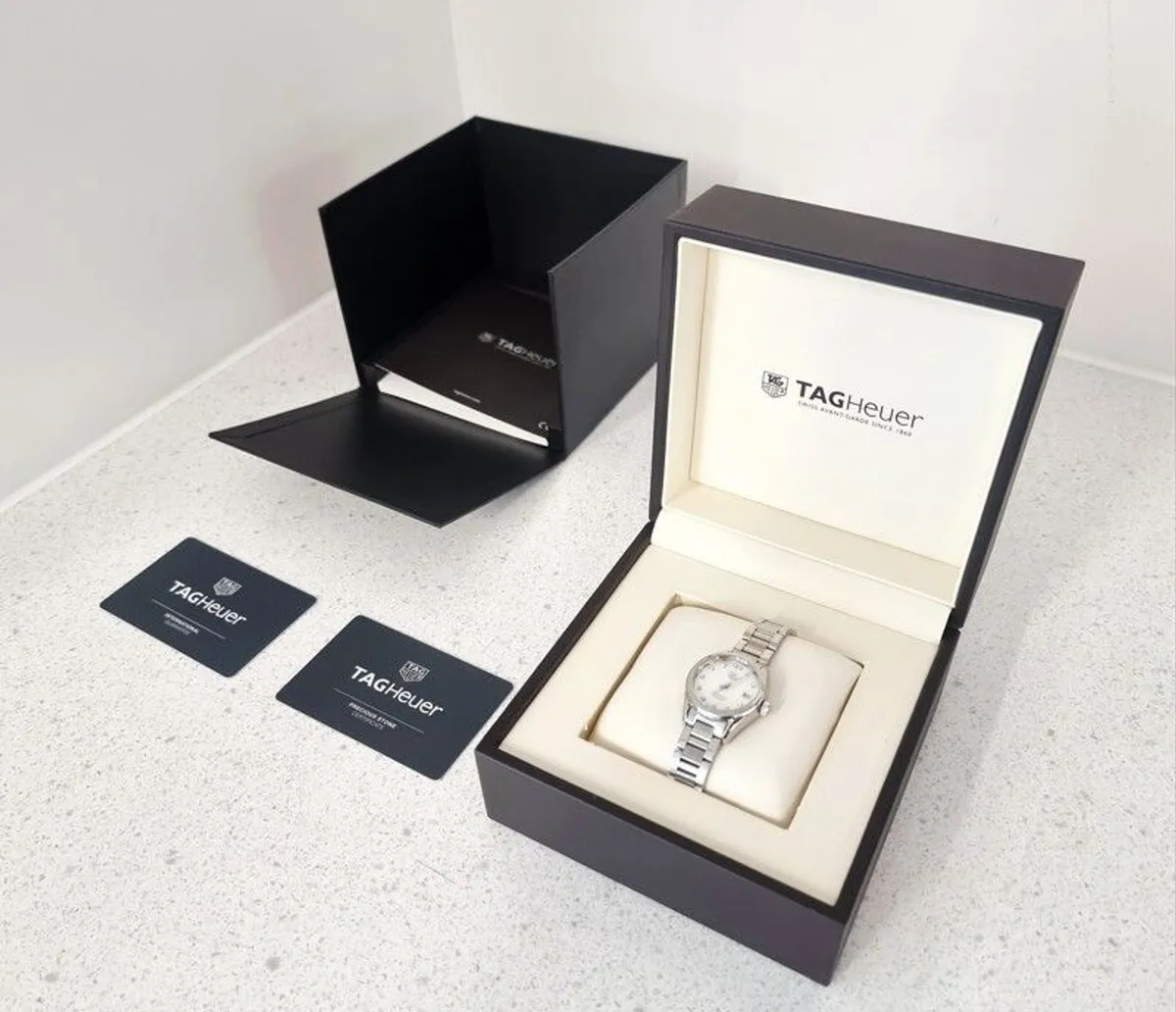 Stunning like new TAG Heuer Carrera Lady WAR2414-2 - Image 1