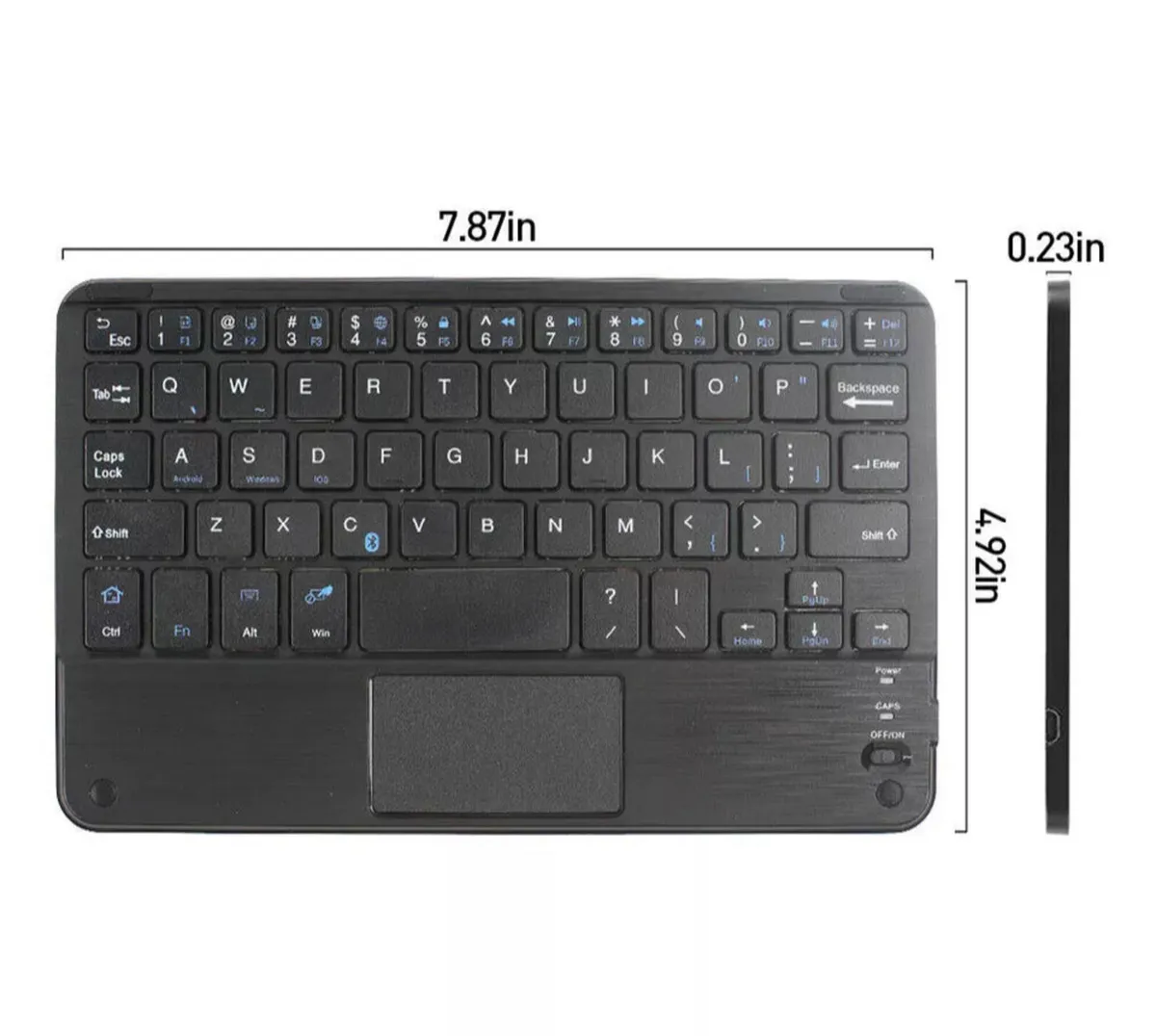 Mini Bluetooth Wireless Keyboard & Touchpad NEW - Image 4