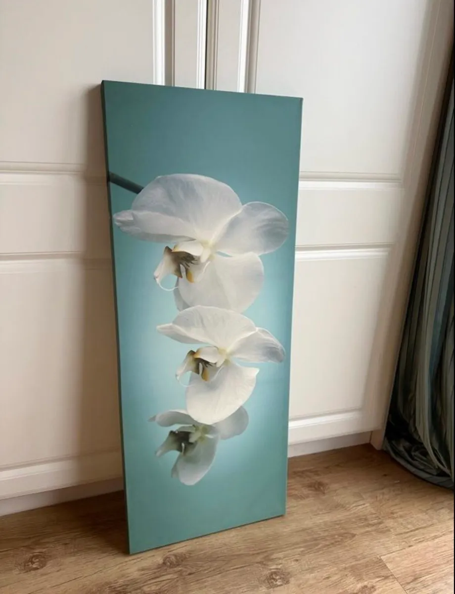 Flower canvas, like new - Image 2