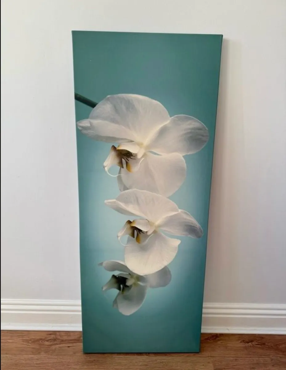 Flower canvas, like new - Image 3
