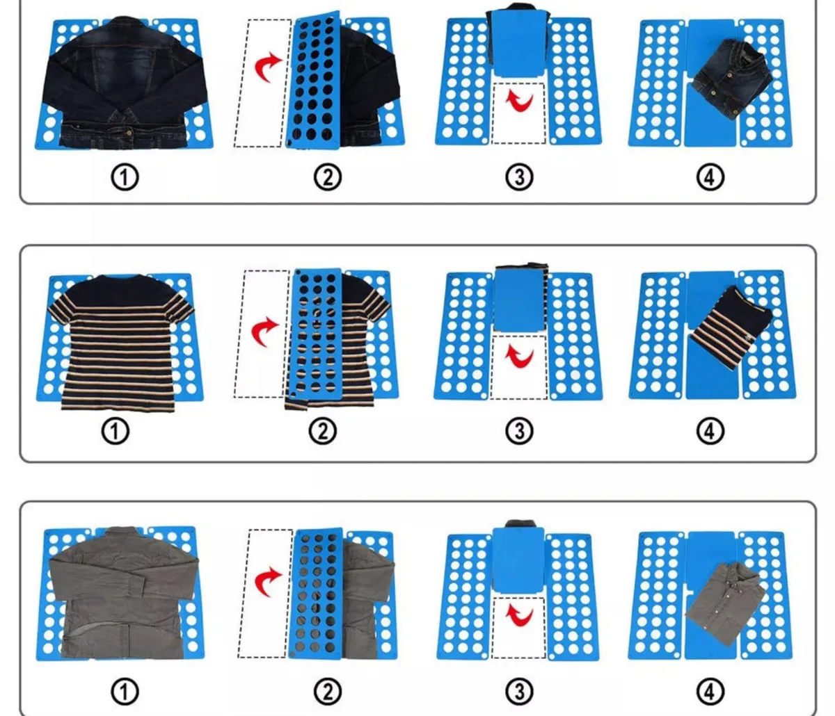 Magic Clothes Folder Adult Shirt Jumper Easy Fold - Image 4