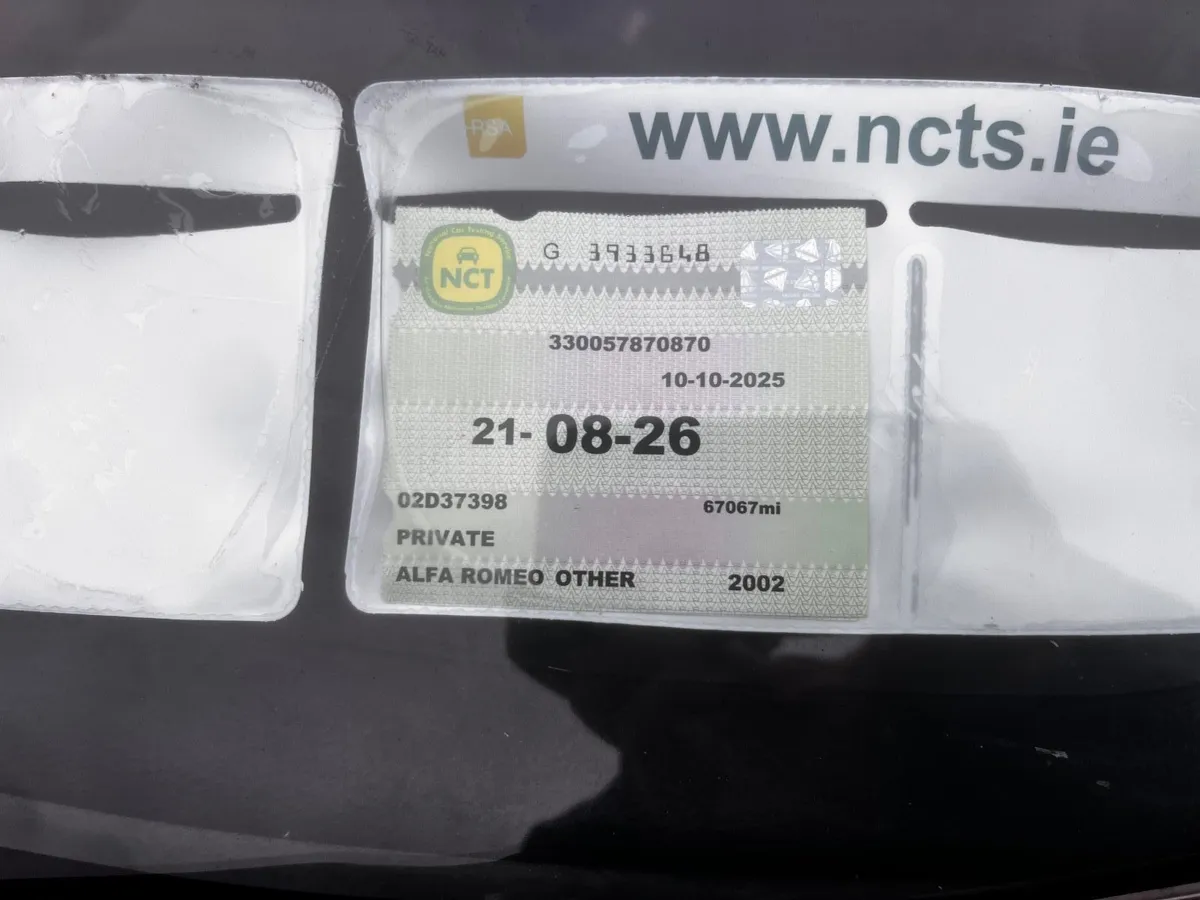 Alfa Romeo 147 2002.Nct.08/26.€999.No Offers. - Image 4