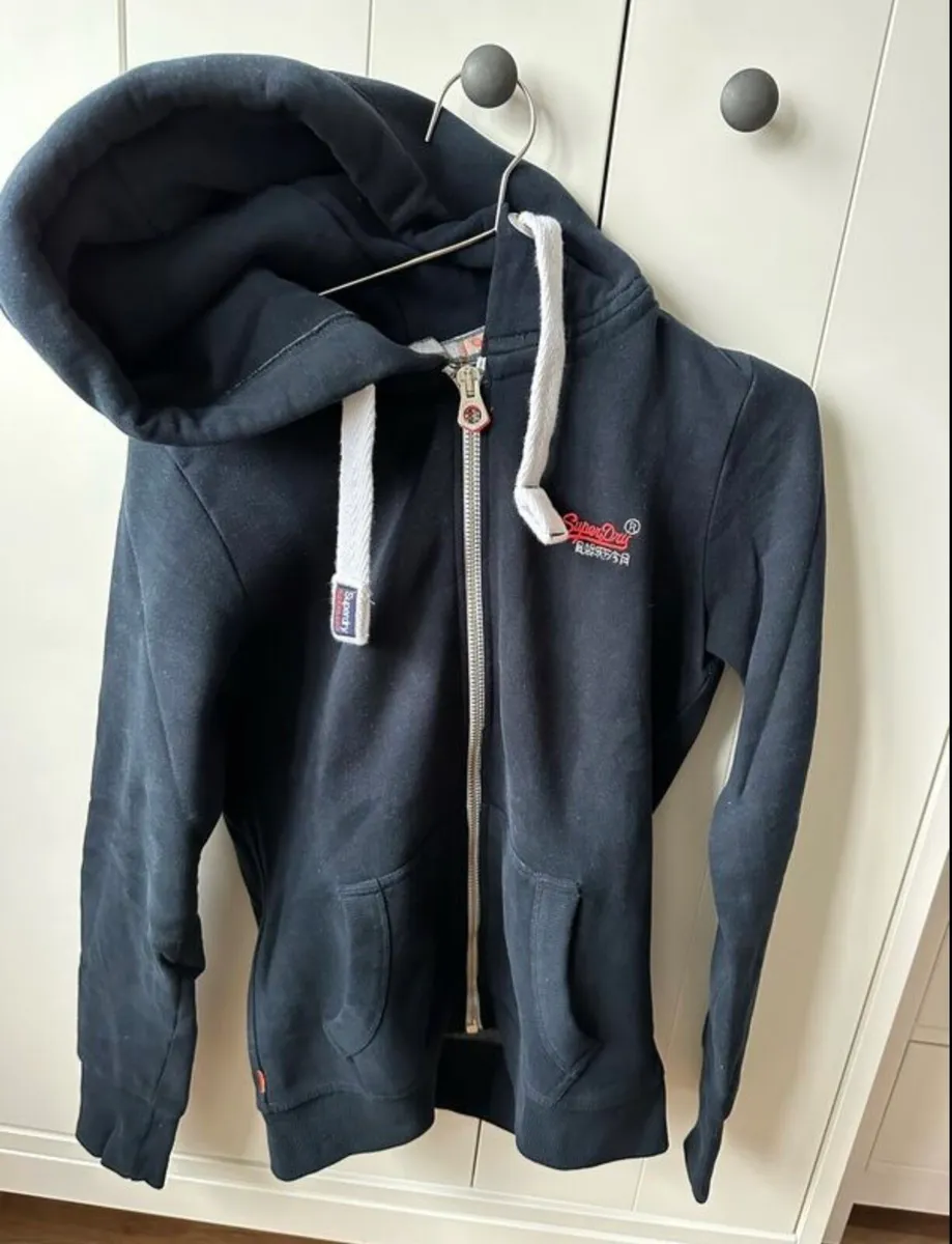 Superdry women ladies zip hoodie - Image 1