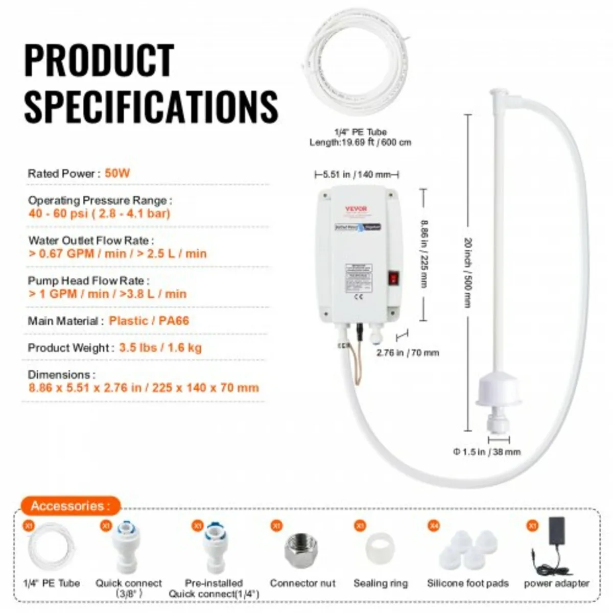 3.8 L Water Dispenser Pump 40psi Coffee Maker Auto - Image 2