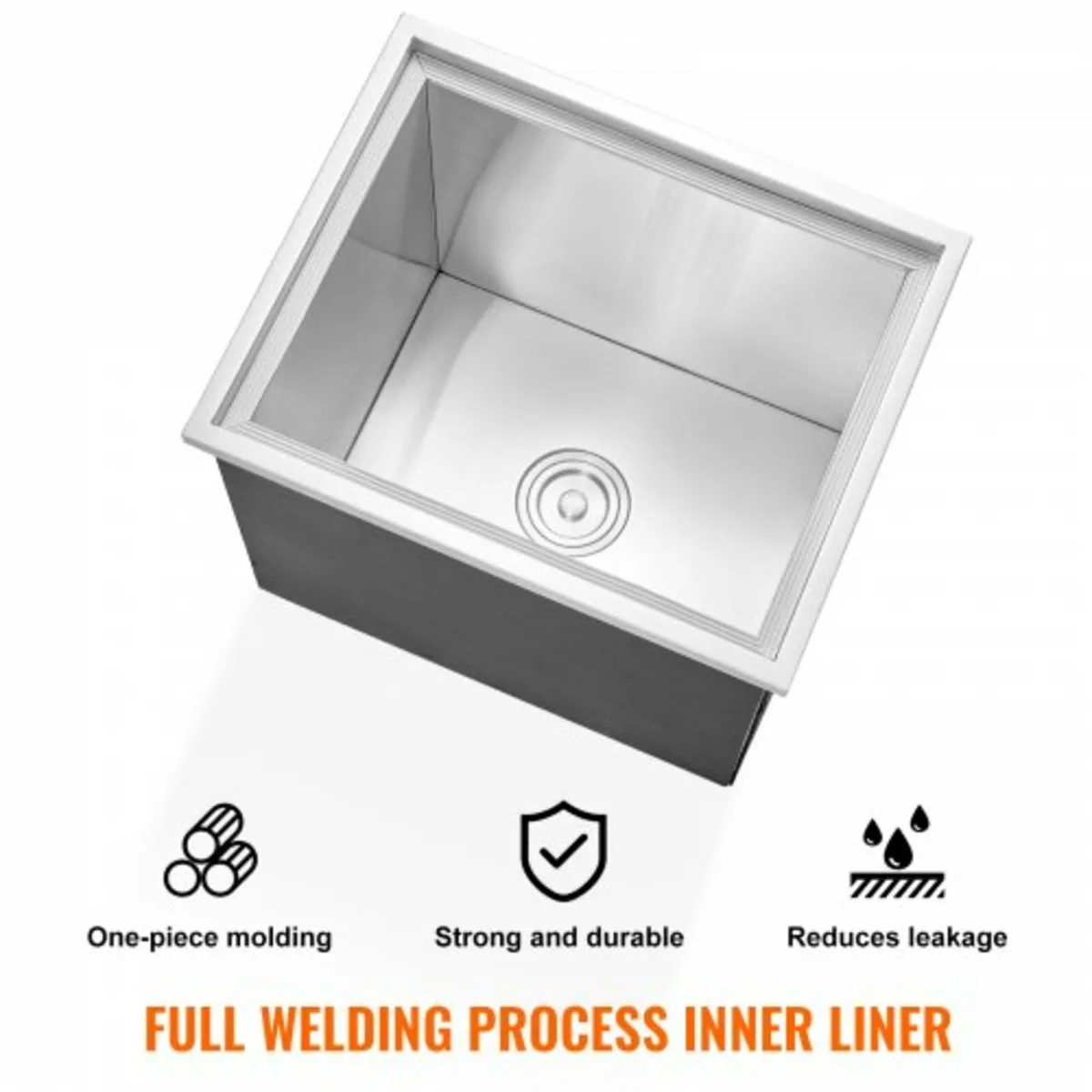 Drop in Ice Chest, 21"L x 17"W x 18"H Stainless St - Image 3