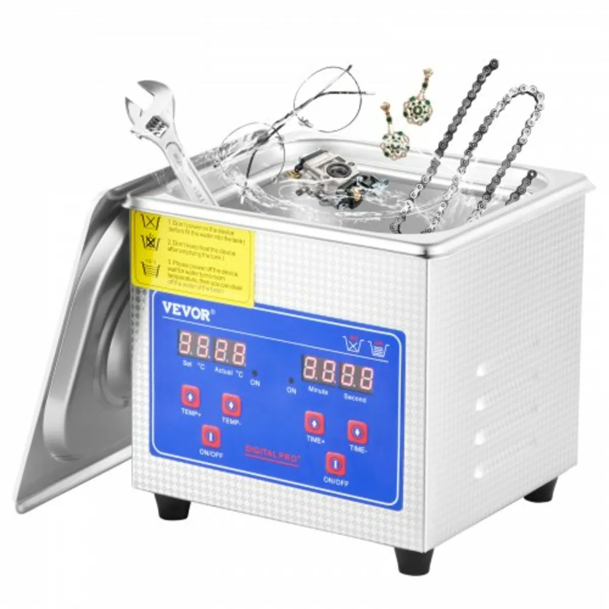 Professional Ultrasonic Cleaner, 0.3 L Ultrasonic - Image 1