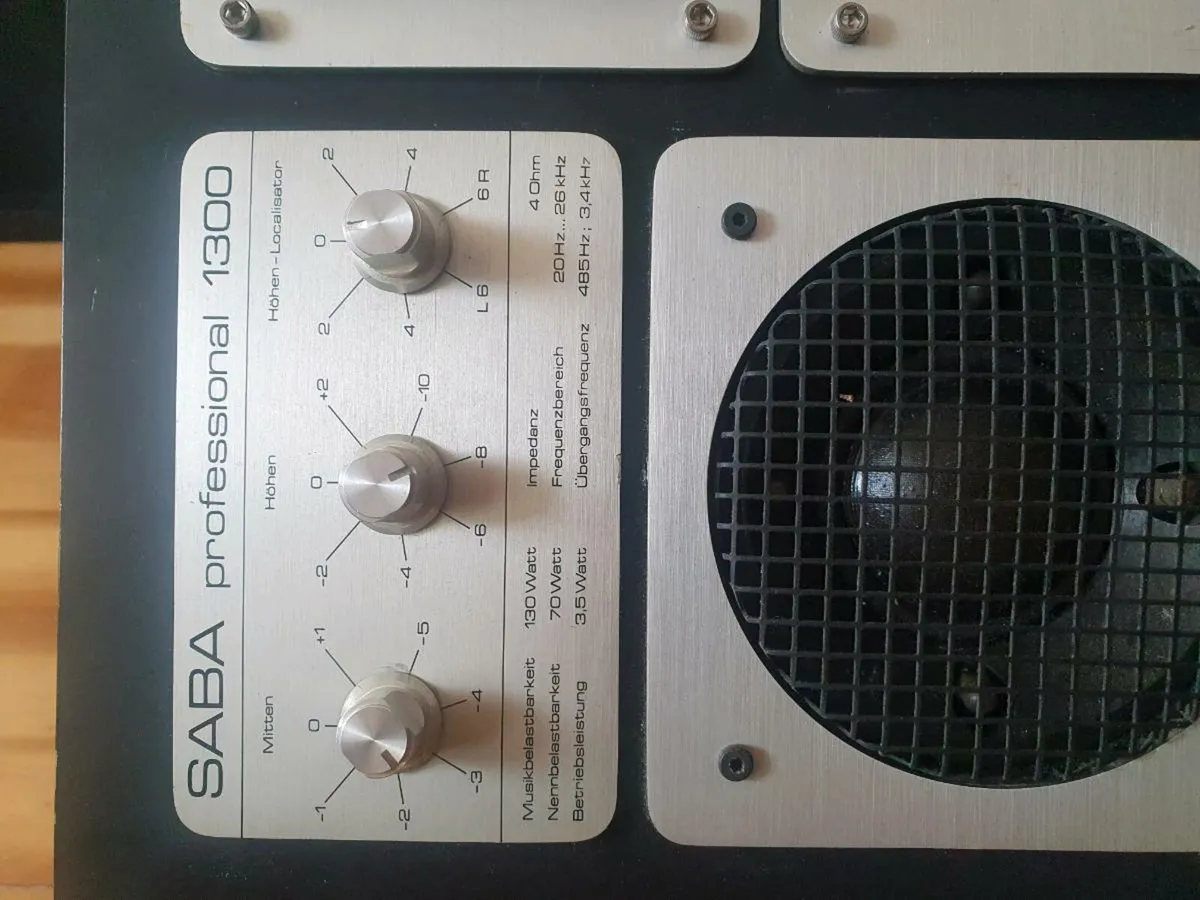 Rare vintage Saba loudspeaker - Image 3