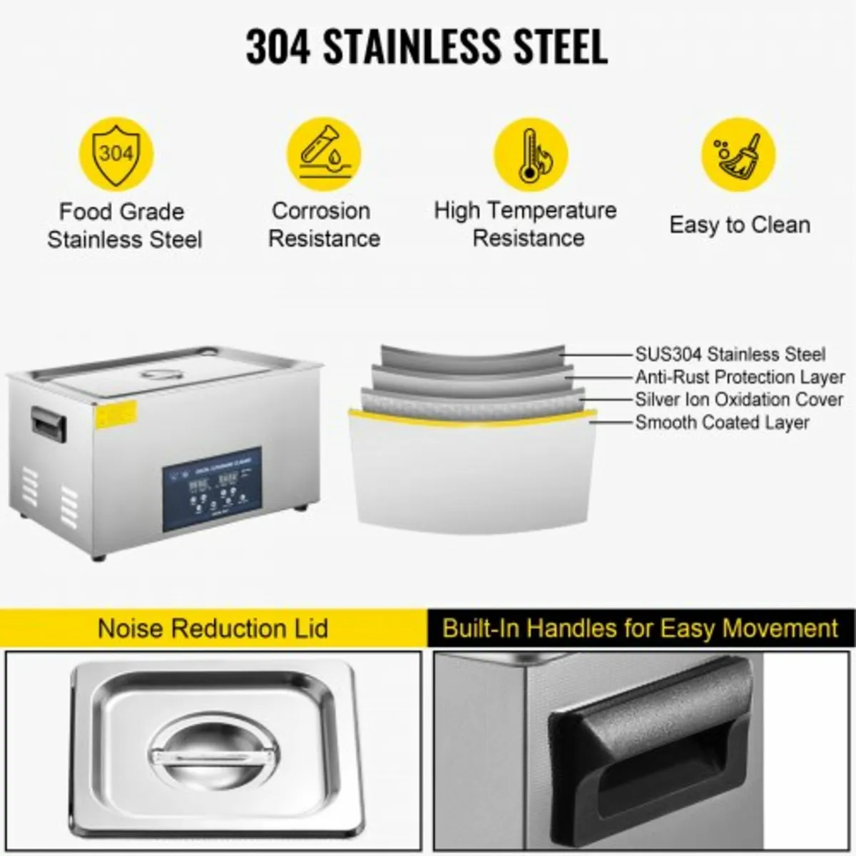 30L Ultrasonic Cleaner Dual Frequency Ultrasonic C - Image 4