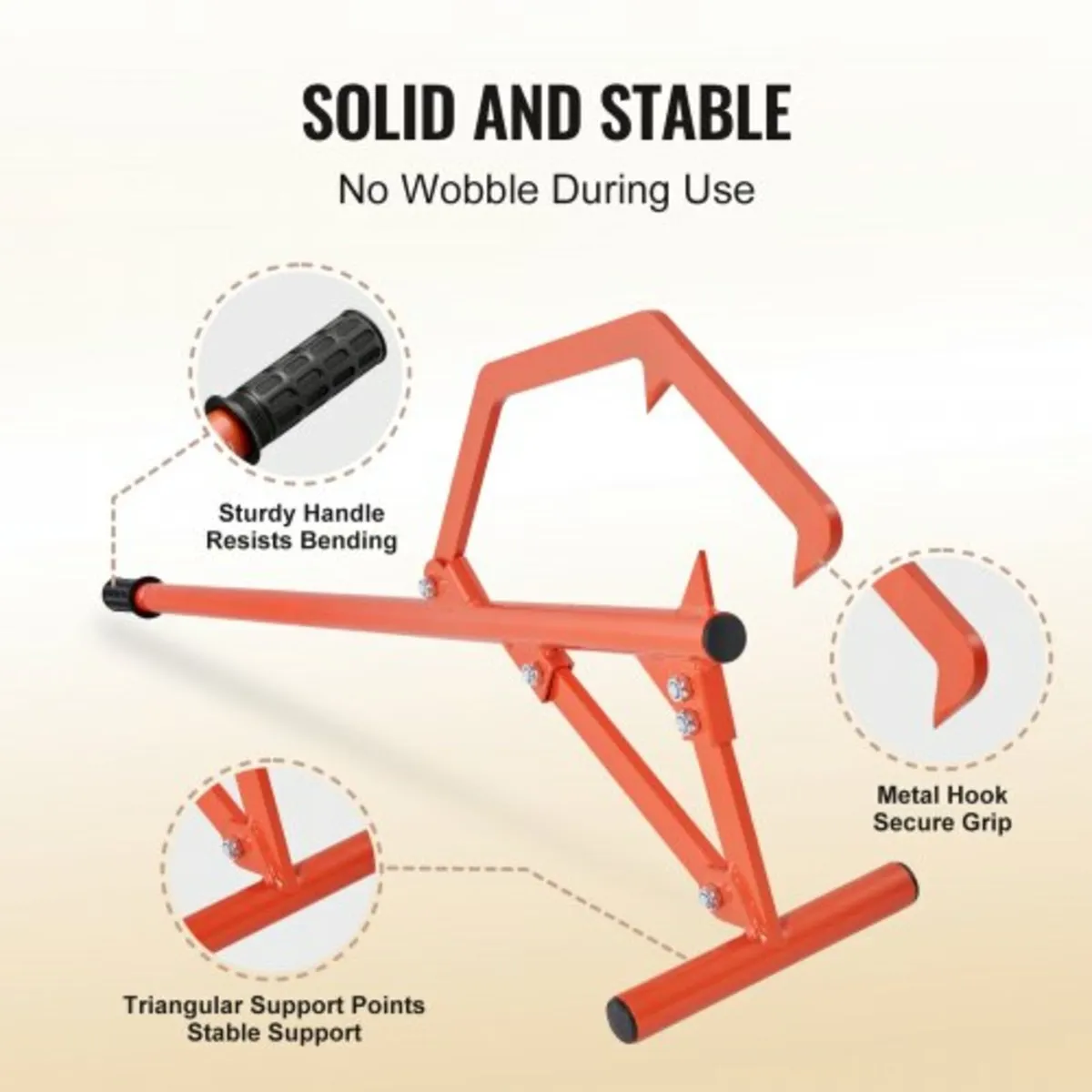 Timberjack, 46.5 in, Heavy Duty Steel Log Roller, - Image 4